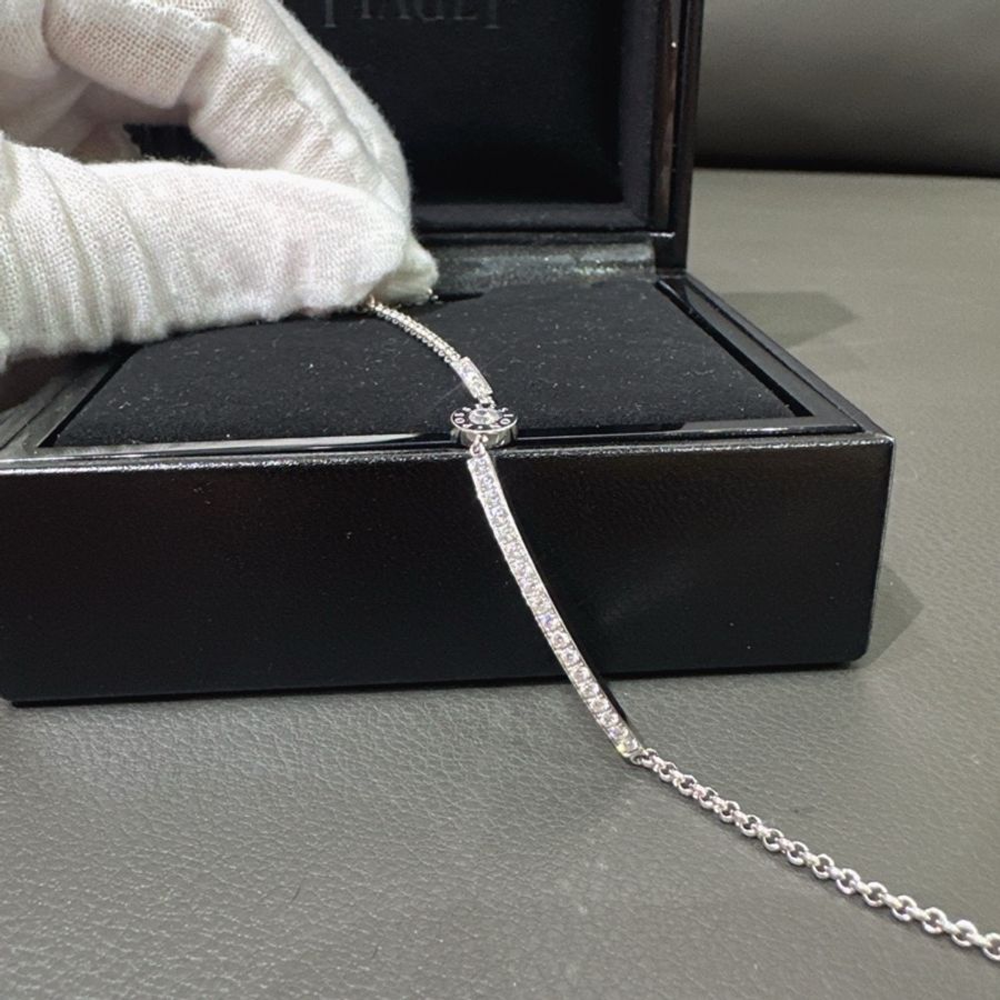 Piaget伯爵白金镶钻时来运转possession手链-3
