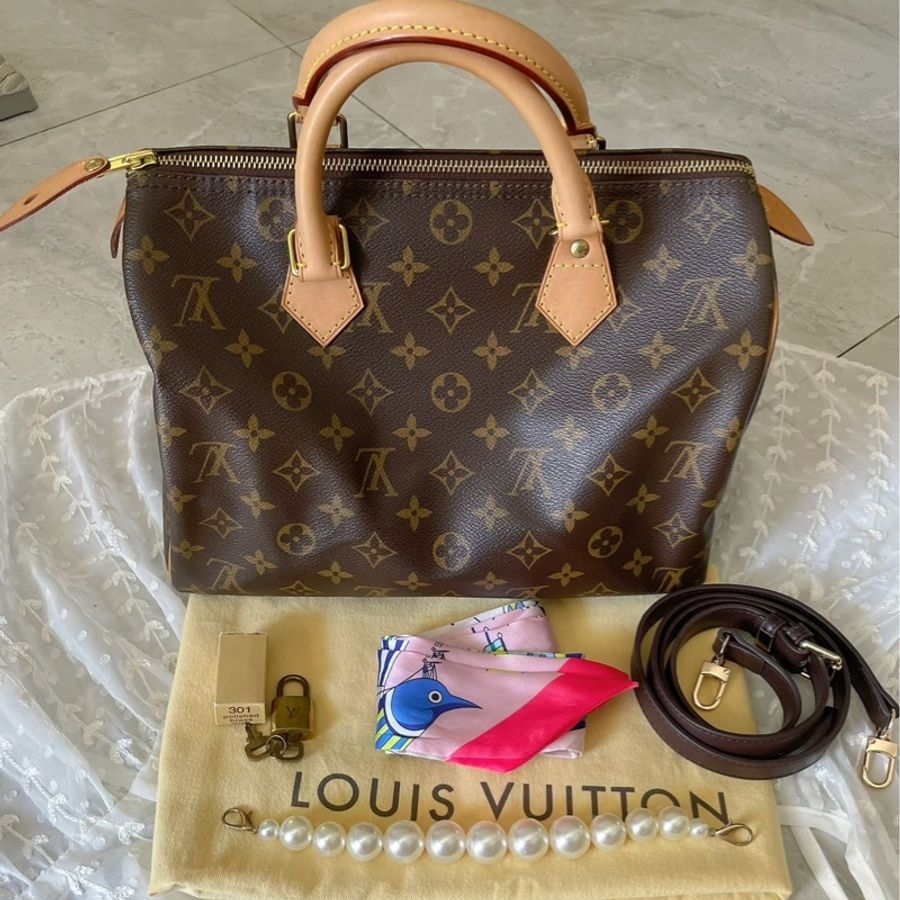 LV 老花Speedy 30(超極新)-5