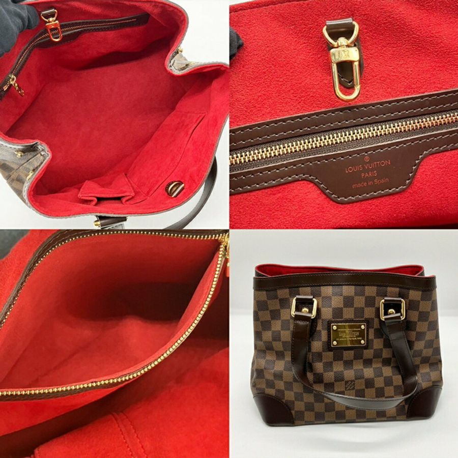 Louis Vuitton Hampstead PM Damier 手袋 女款 棕色 N51205 LOUIS VUITTON-4