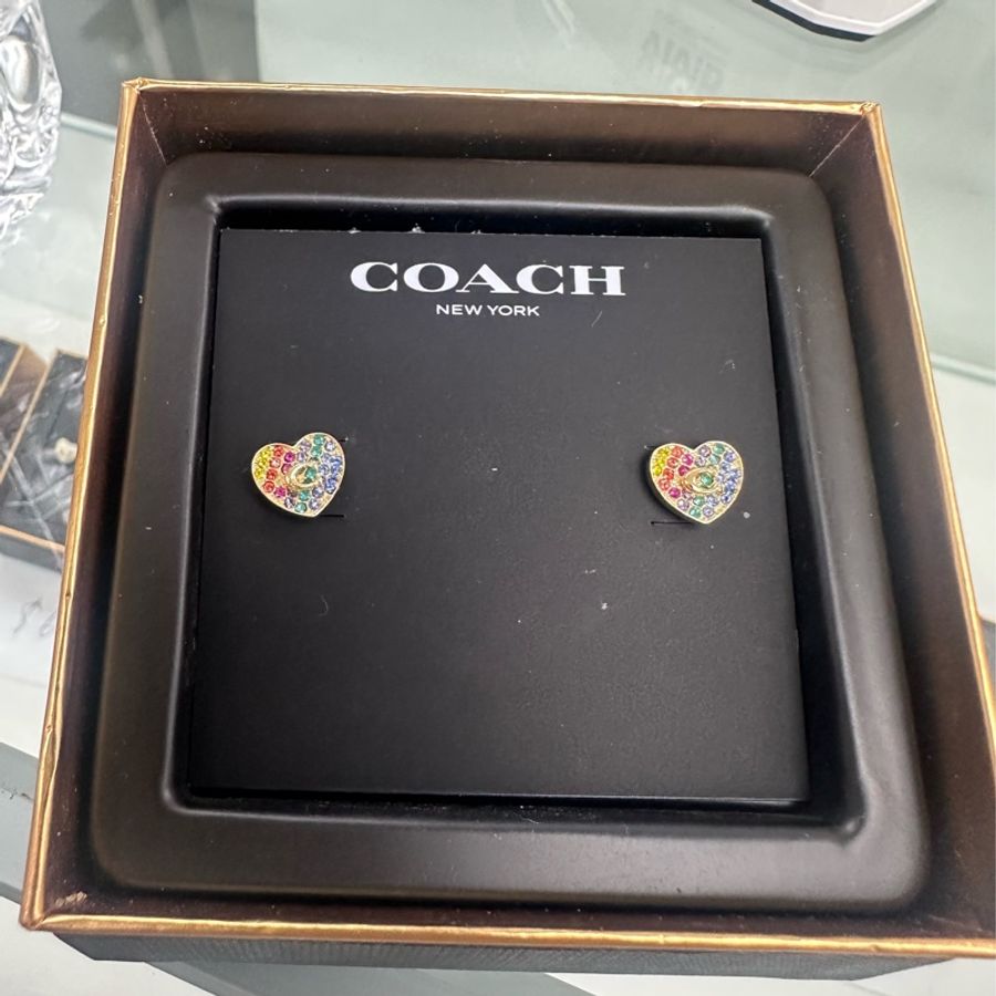 coach 耳釘-0