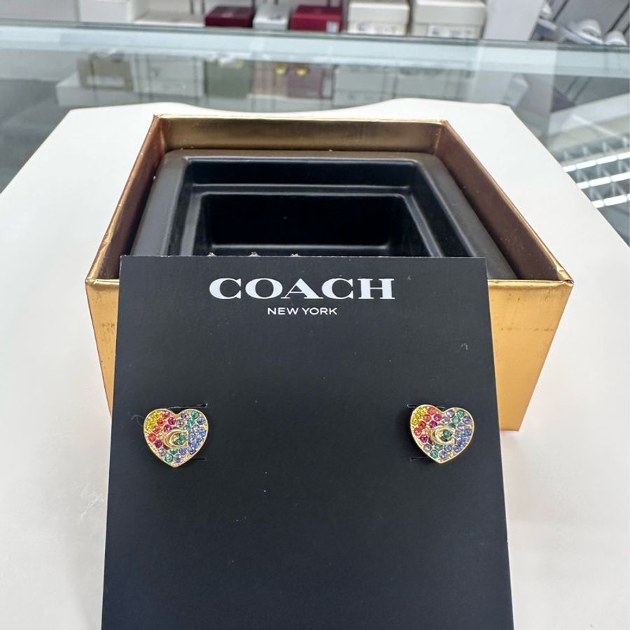 coach 耳釘-4