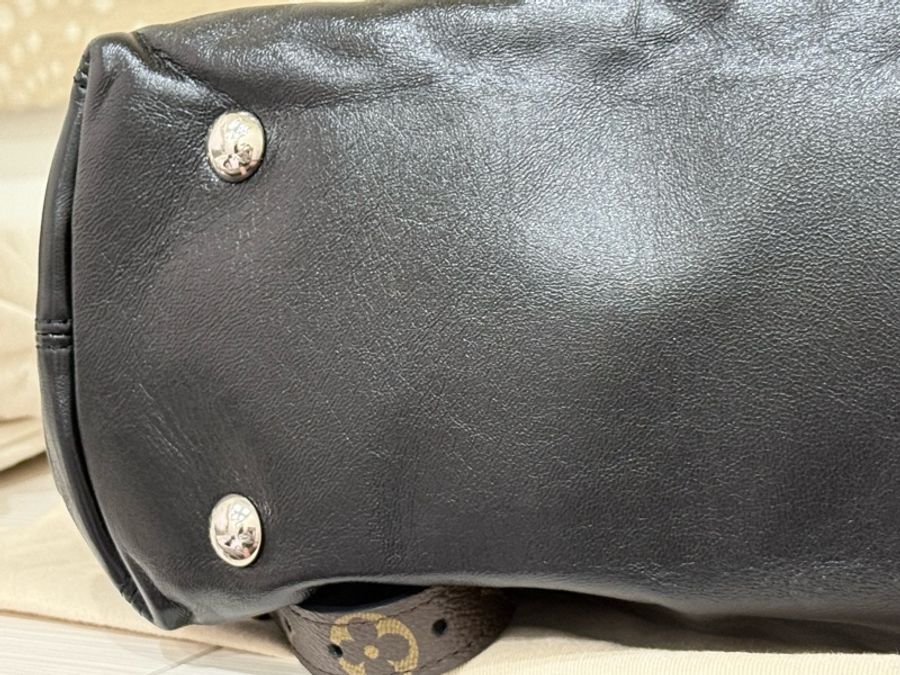 LV CarryAll Cargo PM 黑武士 黑色羊皮 2025/4義大利購入(有購証),少用狀況新-18