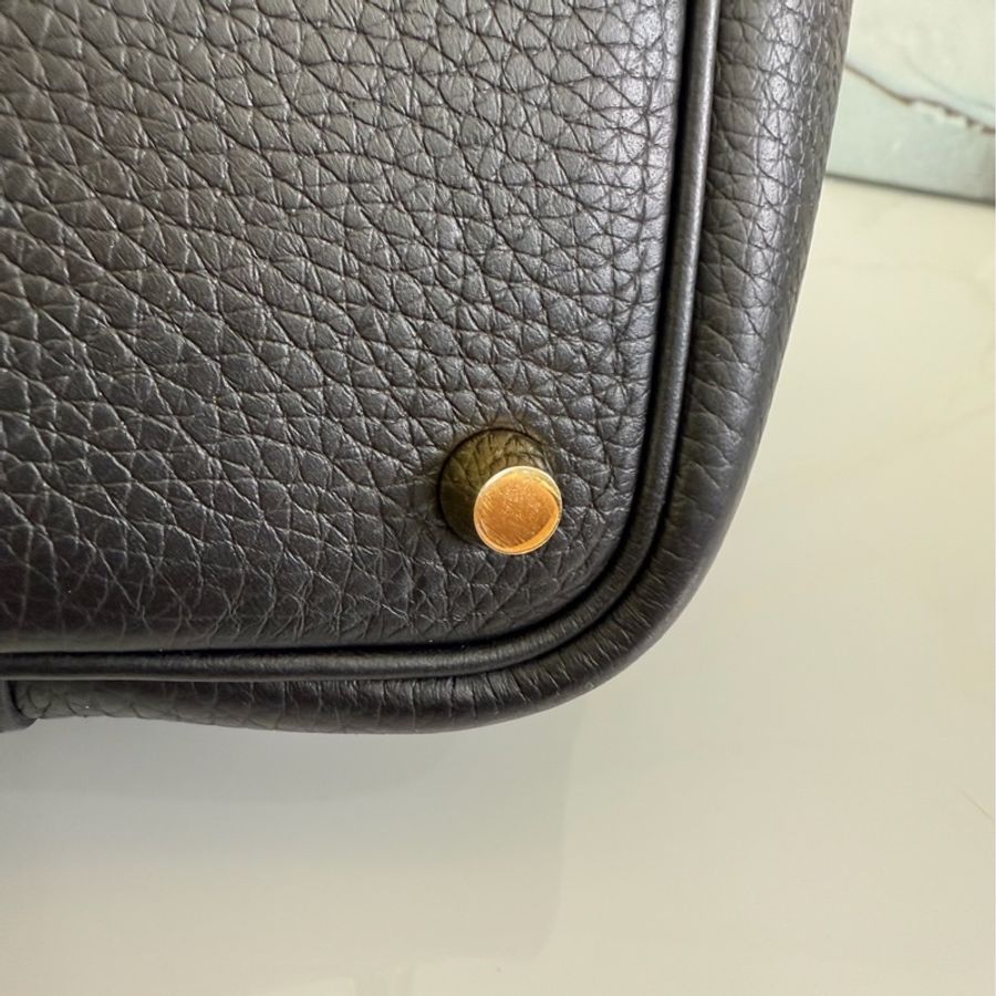 「M.Y精品」 Hermes picotin 18 菜籃子18 黑色金釦-43