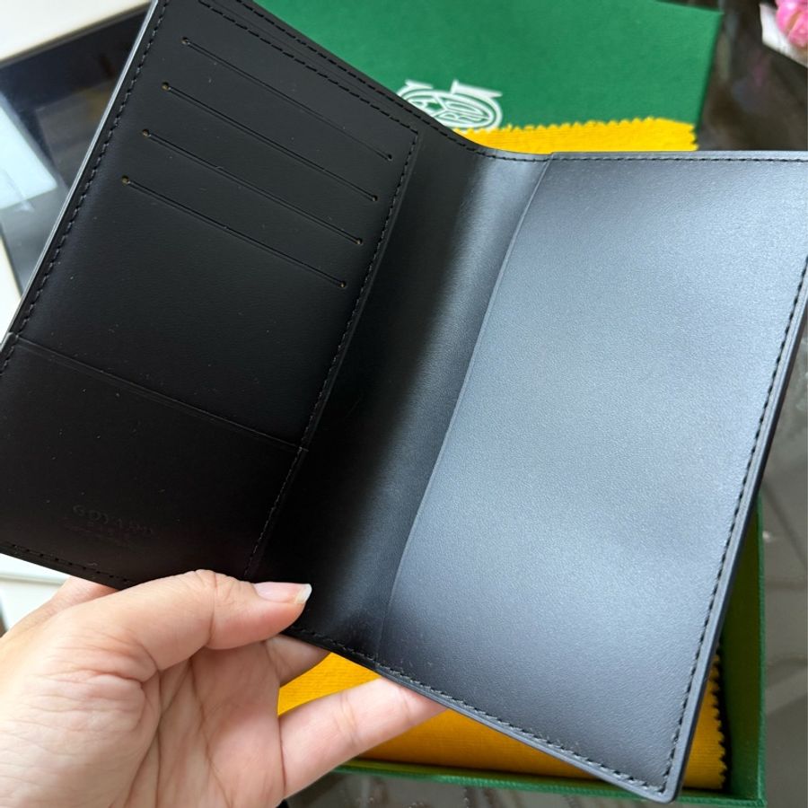 goyard 護照夾 黑色 經典款 巴黎總店購入-1