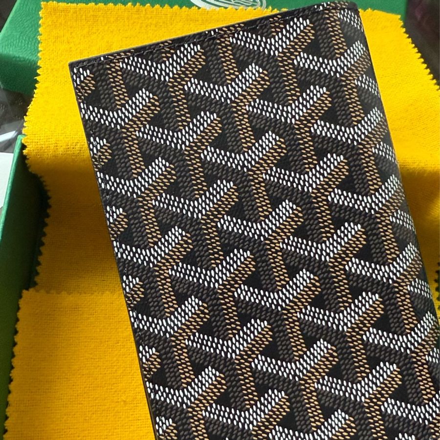 goyard 護照夾 黑色 經典款 巴黎總店購入-6