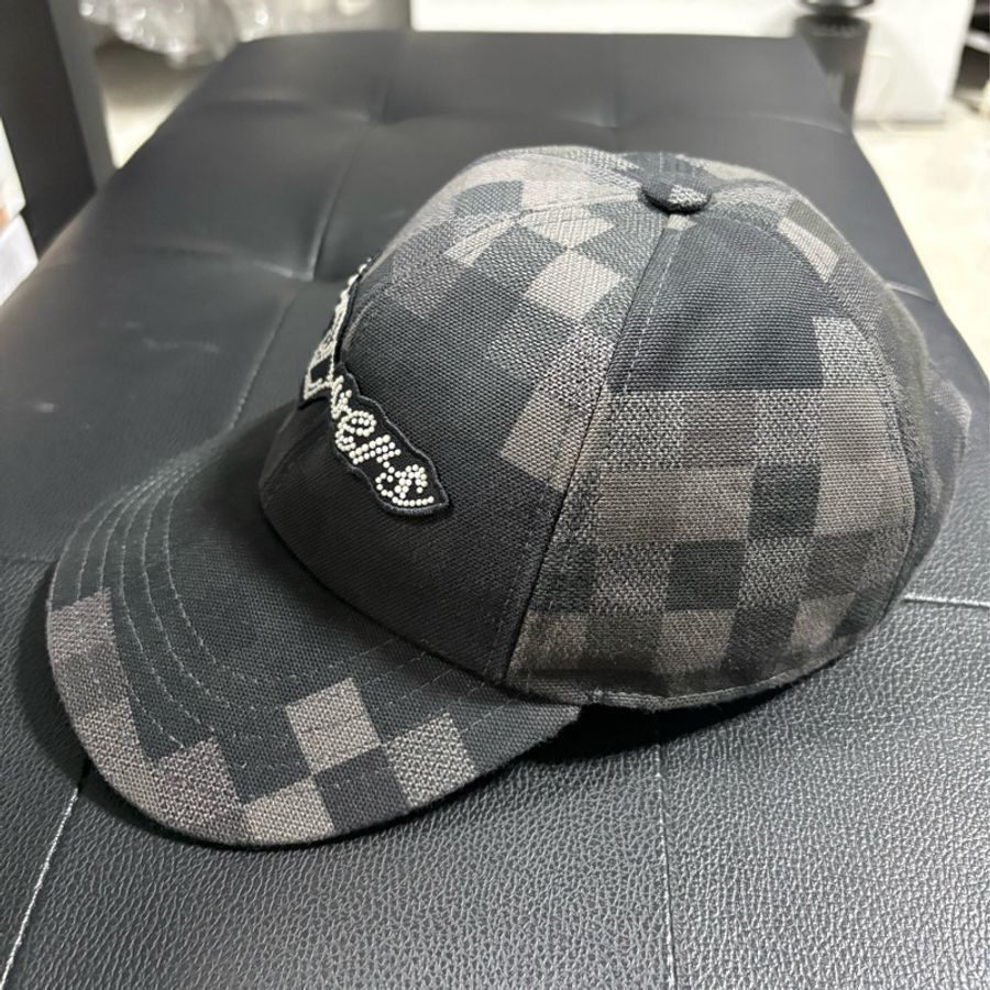 Louis Vuitton 珍珠Lovers Pixel棋盤格Dad Hat-1
