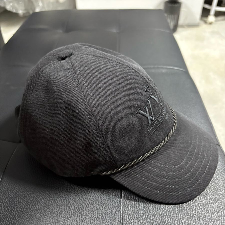 Louis Vuitton 刺繡飛機Logo Dad Hat-2