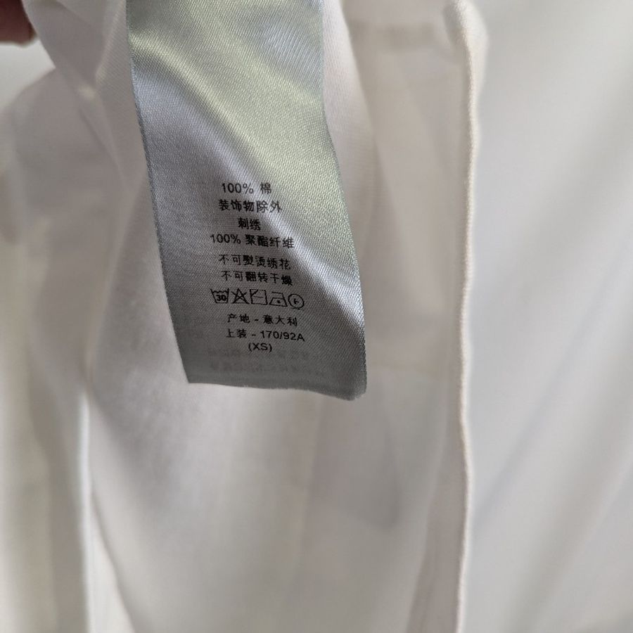 莉亞精品♡Dior 蛇logo刺繡短袖 XS 二手美品-4