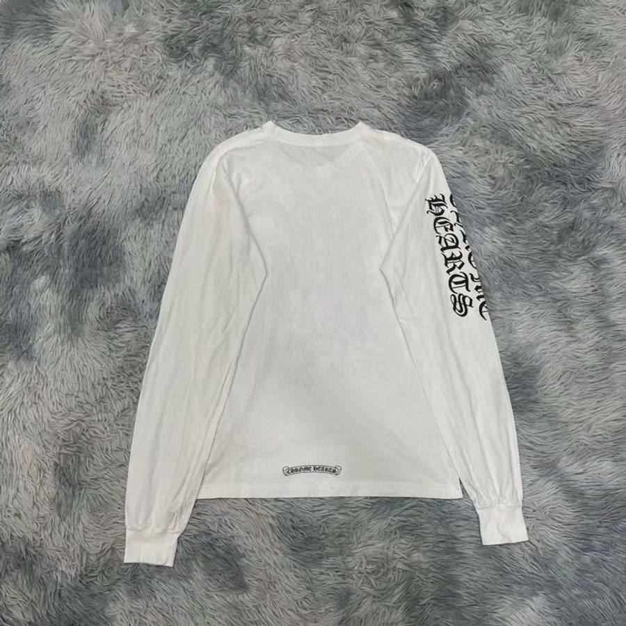 Chrome Hearts 白色梵文長袖-1