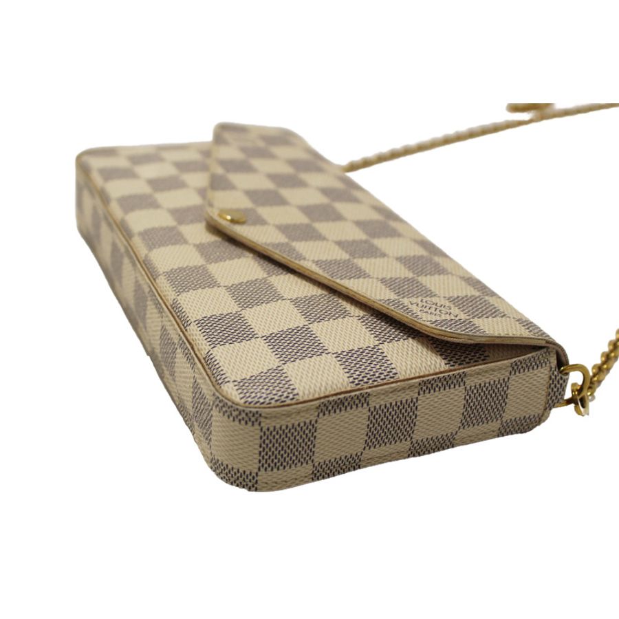 Louis Vuitton Damier Azur Felicie Pochette Crossbody Bag-12