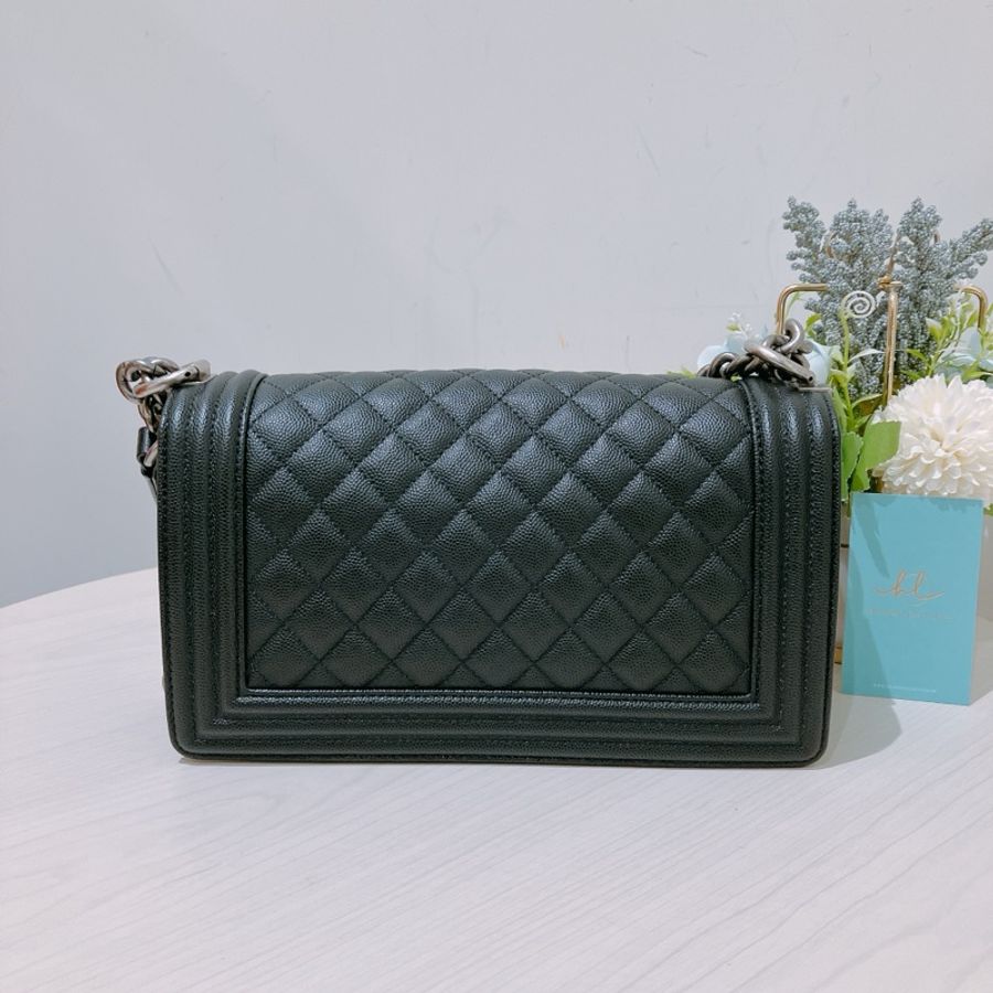 TK1789 CHANEL 香奈兒中號翻蓋式鍊帶包包BOY MEDIUM 25CM HANDBAGS-1