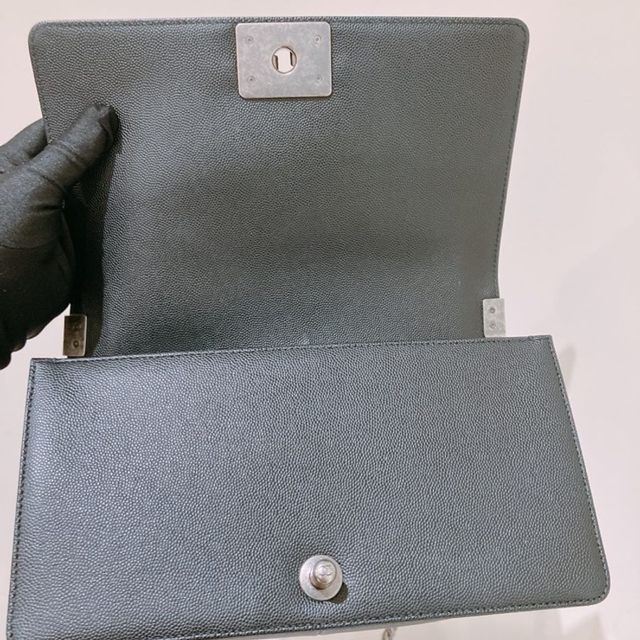 TK1789 CHANEL 香奈兒中號翻蓋式鍊帶包包BOY MEDIUM 25CM HANDBAGS-14