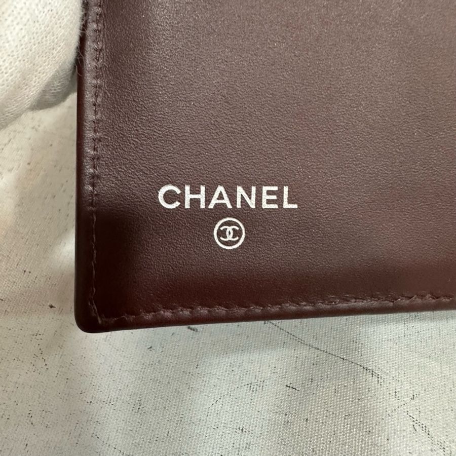 Chanel A31506 黑荔枝皮銀釦CF長夾-26