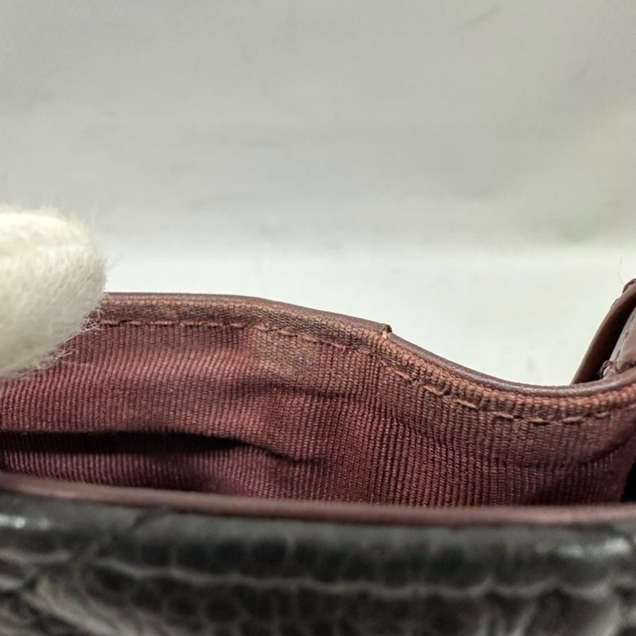 Chanel A31506 黑荔枝皮銀釦CF長夾-30