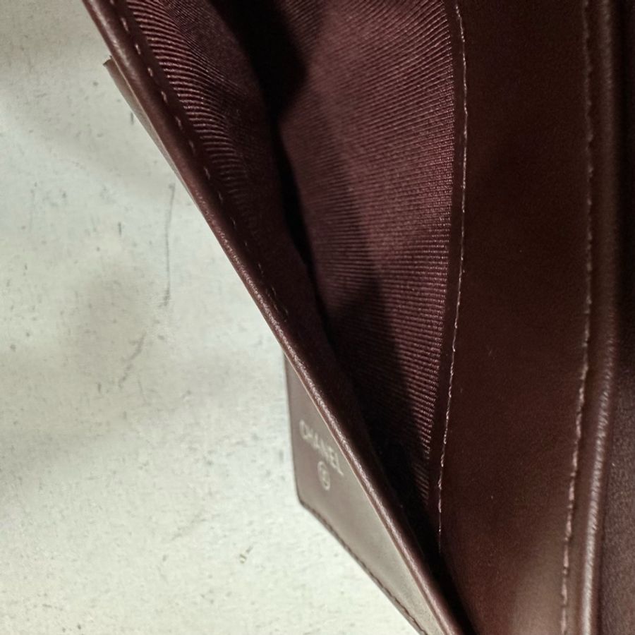 Chanel A31506 黑荔枝皮銀釦CF長夾-45