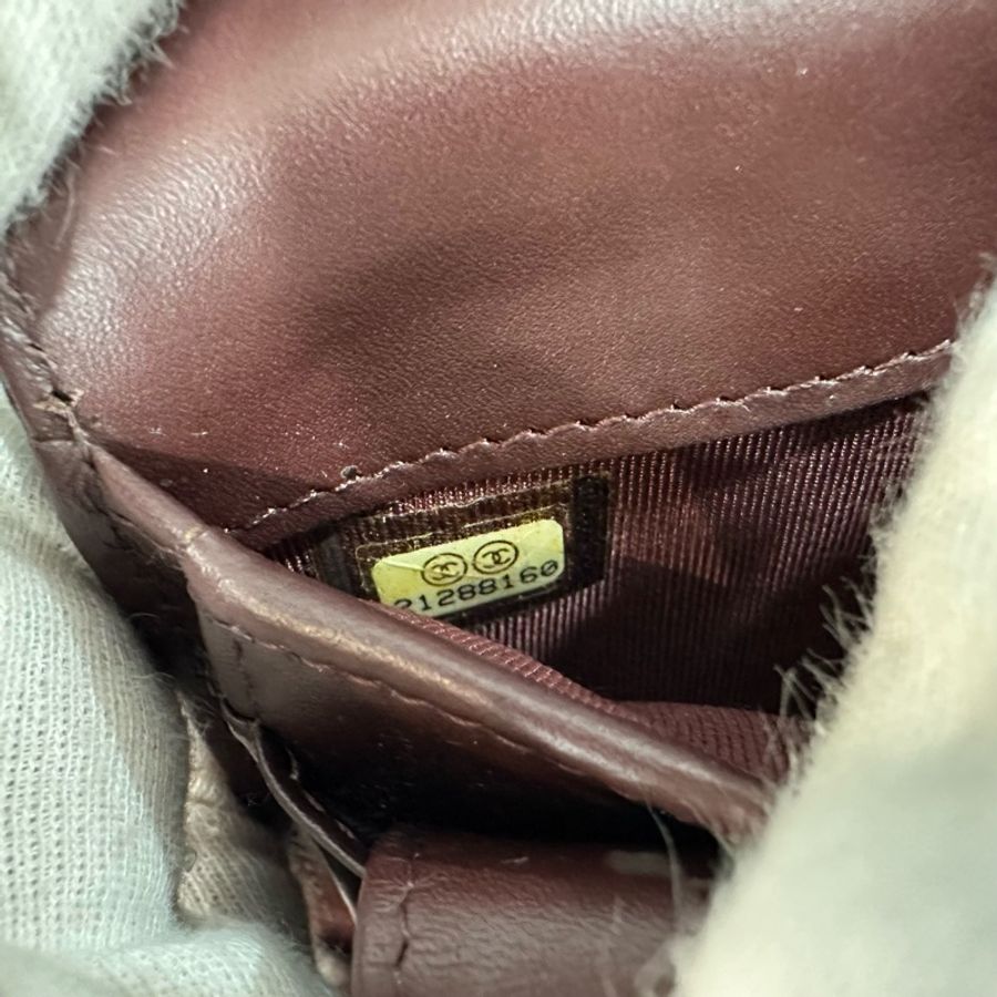 Chanel A31506 黑荔枝皮銀釦CF長夾-46