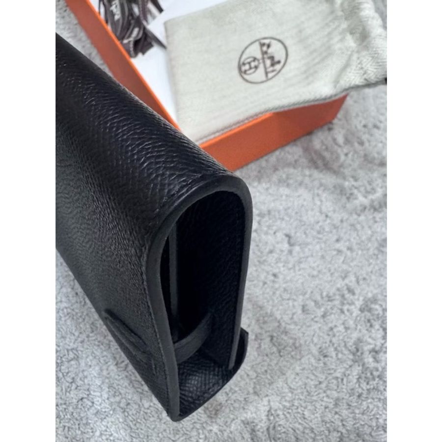 愛馬仕Hermes kelly to go Epsom皮 黑金色全配-8