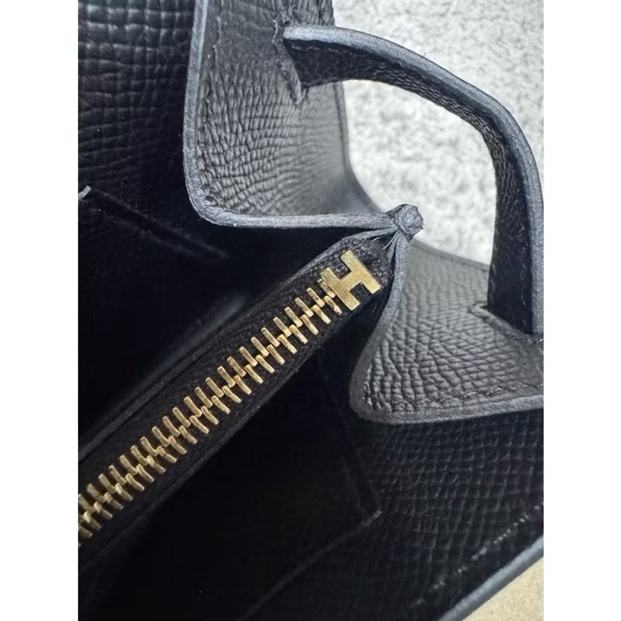 愛馬仕Hermes kelly to go Epsom皮 黑金色全配-11
