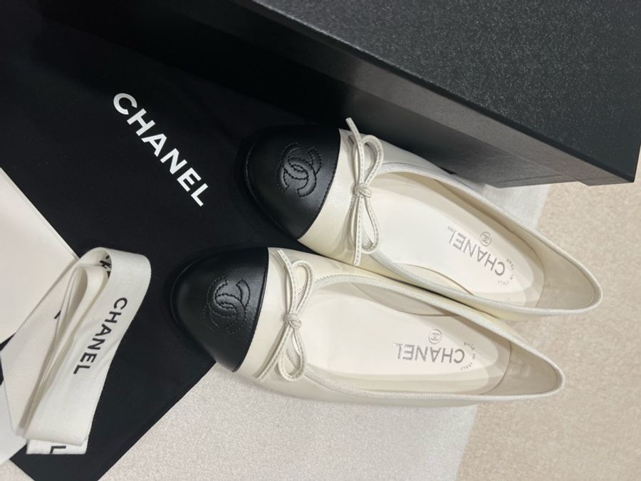 Chanel香奈兒芭蕾舞鞋 黑白色 Ballet flats-3