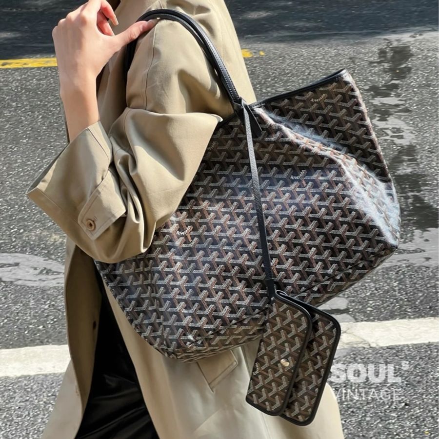 99新🈶️購證❤️ goyard #黑色 #棕色 #托特包 #tote-0