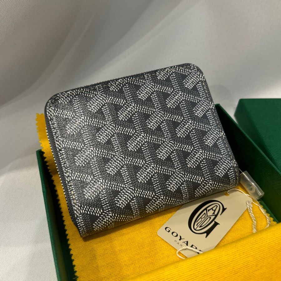 Goyard 零錢包 短夾 灰色-3