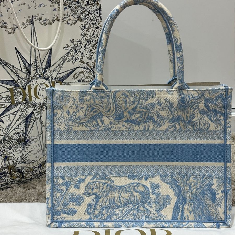 Dior booktote Toile de Jouy 刺繡-9