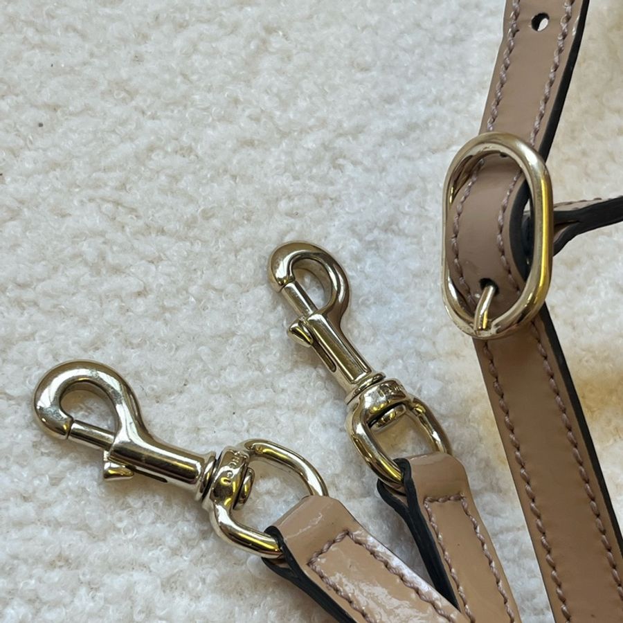 古馳純色漆皮壓紋單肩包斜挎包 GUCCI/古馳-8