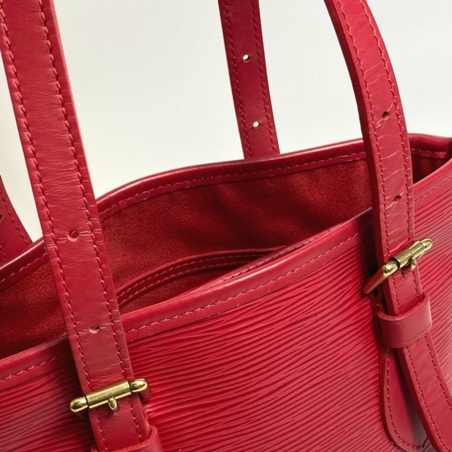 LOUIS VUITTON M5899E Epi Petite Bucket PM 水桶形皮革肩包,女士,胭脂紅-5