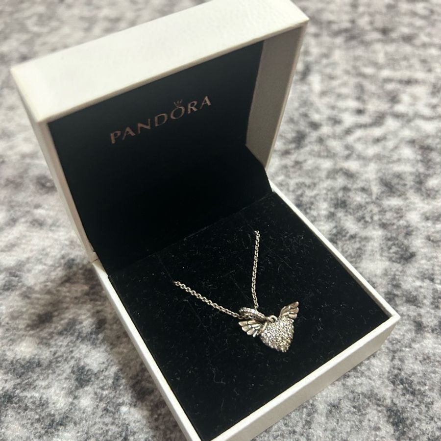 PANDORA密鑲心型天使之翼-2