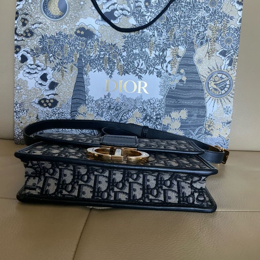 Dior /迪奧 老花蒙田30 單肩斜跨包 尺寸24*17*6-1