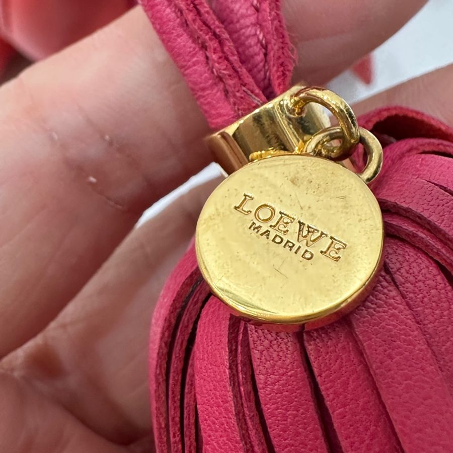 Loewe Flamenco 胭脂紅 福袋包 斜背包 肩背包 側背包 手提包-32