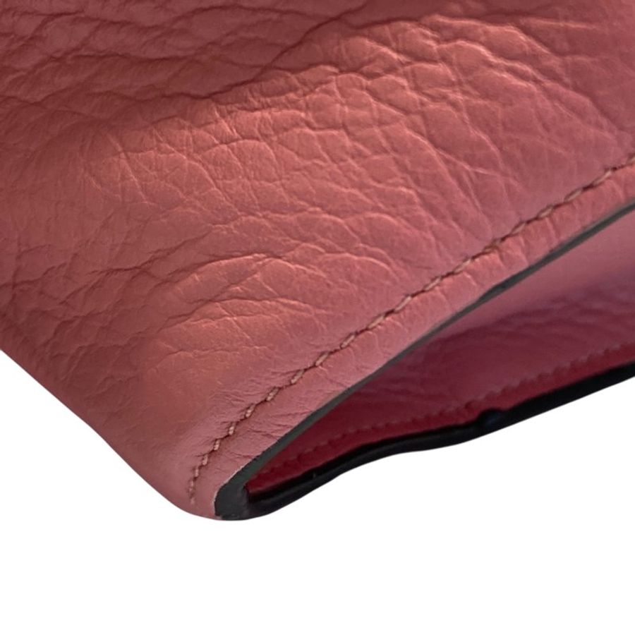 LOEWE 羅威 Elephant 牛皮 斜背包 粉色-9