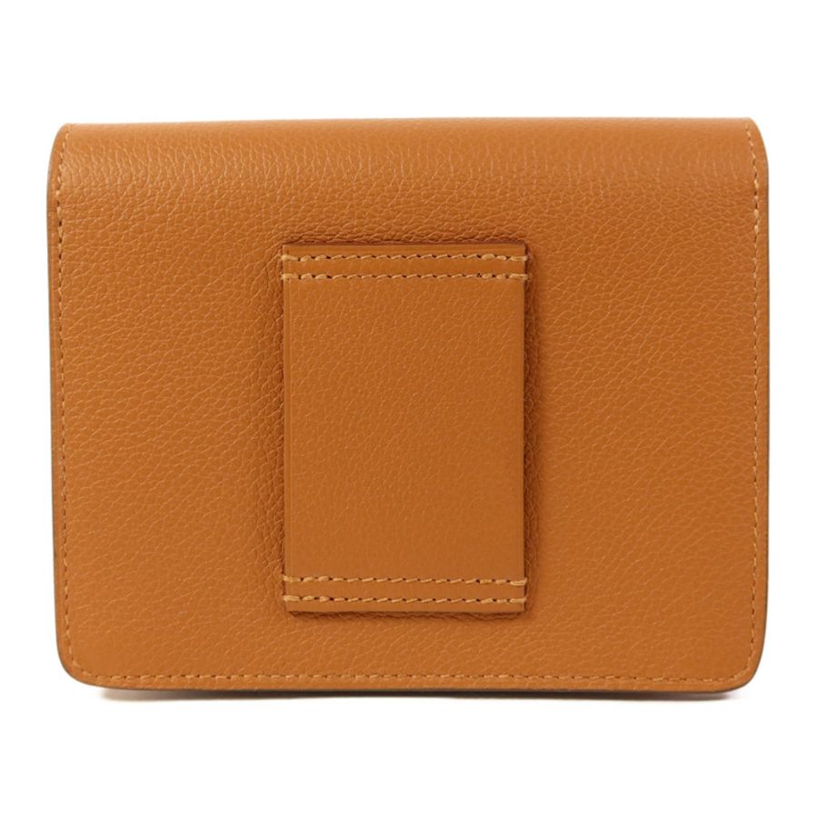 HERMES Evercolor皮革Roulis Slim金扣手拿包Gold-1