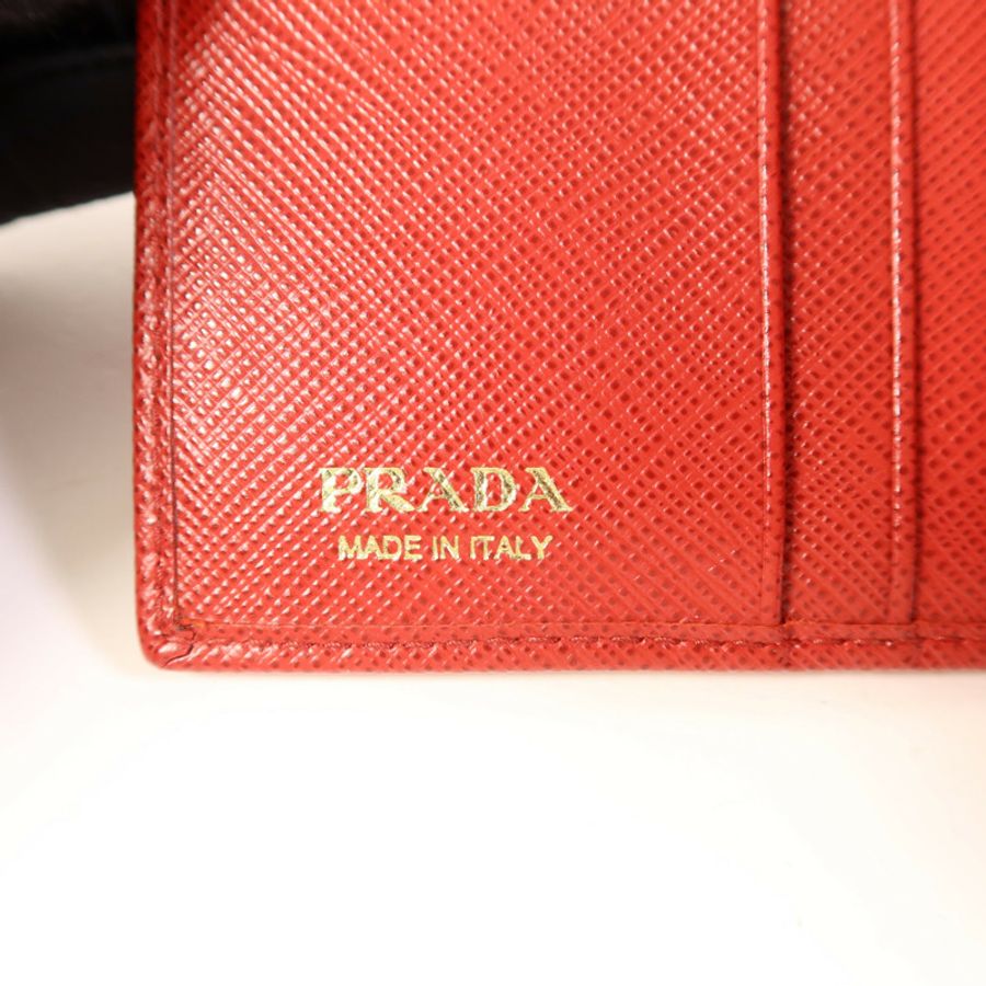 PRADA 【激減優惠】尼龍Vitello Move金扣錢包-7