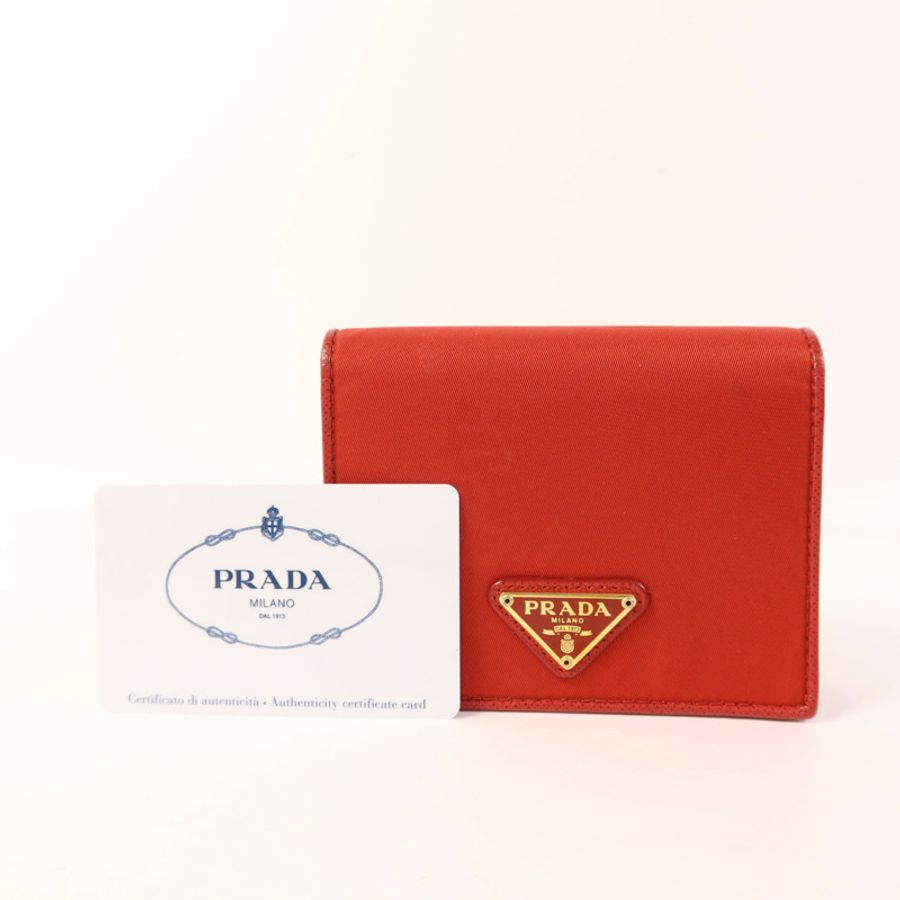 PRADA 【激減優惠】尼龍Vitello Move金扣錢包-15