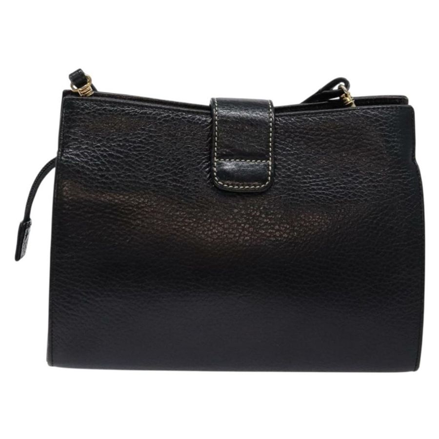 【日本直送】BALLY 肩背包 皮革 黑色 金色 正品 BA4279-1