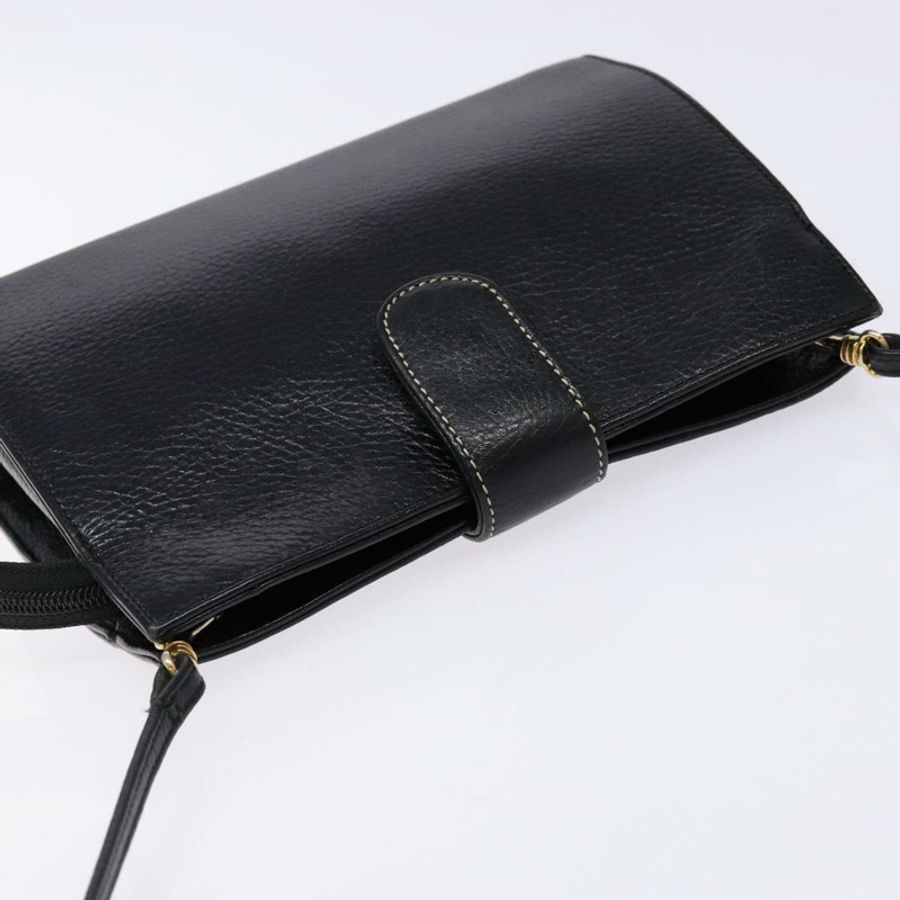 【日本直送】BALLY 肩背包 皮革 黑色 金色 正品 BA4279-5