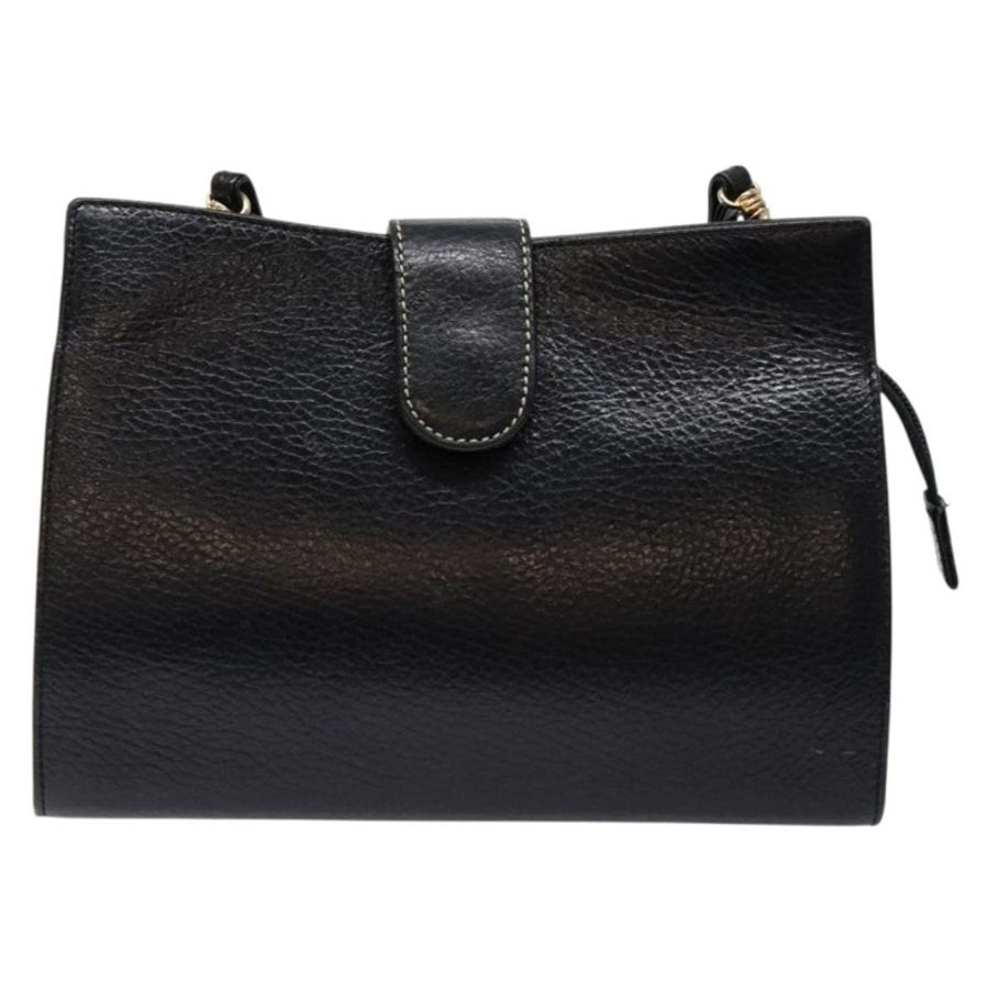 【日本直送】BALLY 肩背包 皮革 黑色 金色 正品 BA4279-12