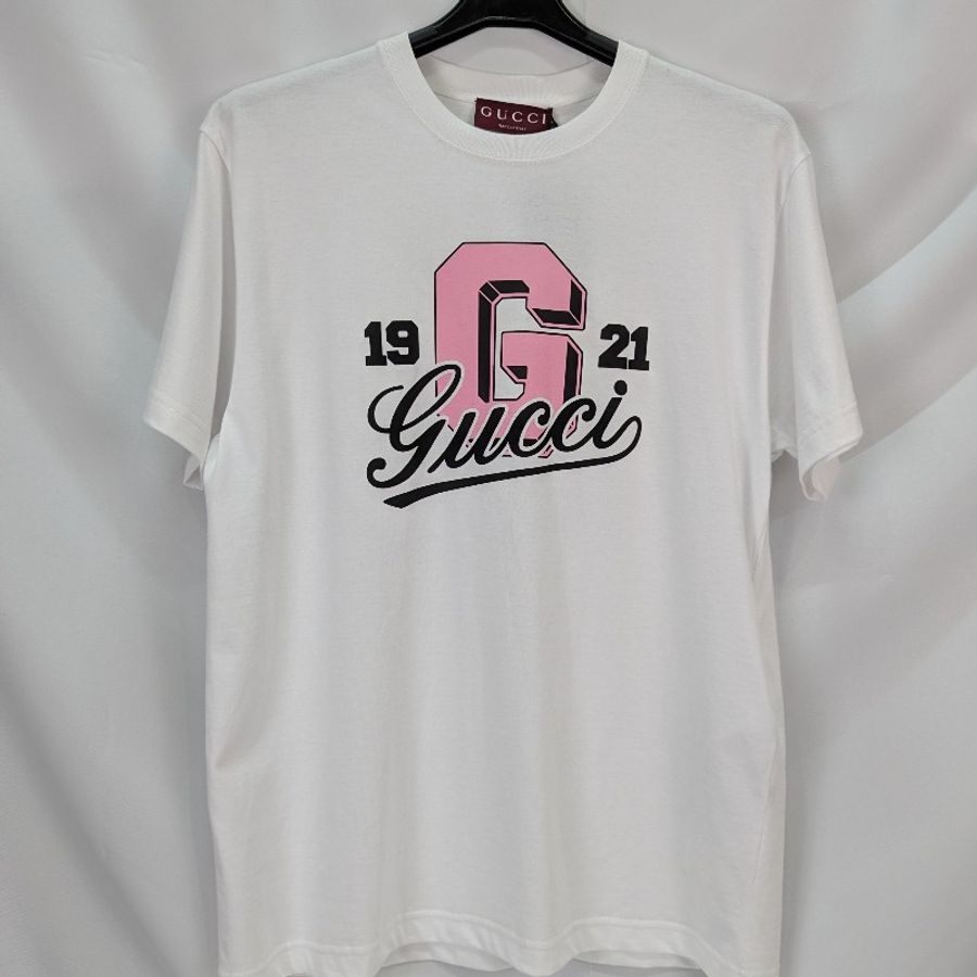 莉亞精品♡Gucci 大logo圓領短袖 XS 二手美品-0