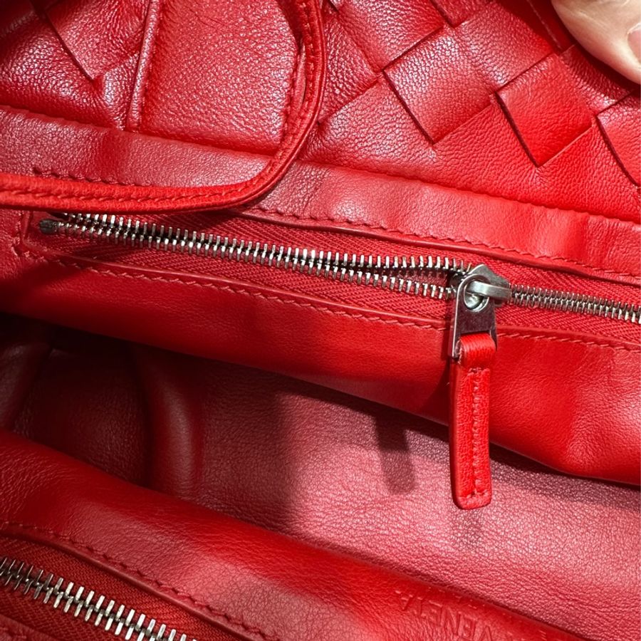 Bottega Veneta BV Medium Campana 紅色 托特包 購物包 肩背包 手提包 側背包-20