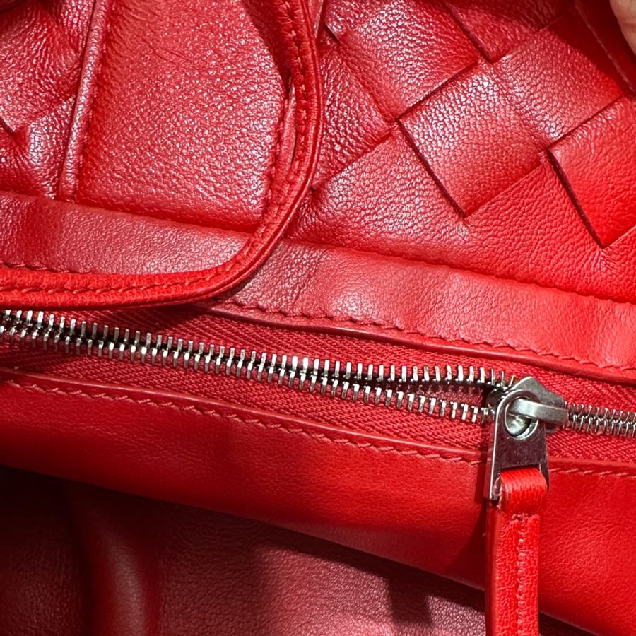 Bottega Veneta BV Medium Campana 紅色 托特包 購物包 肩背包 手提包 側背包-28