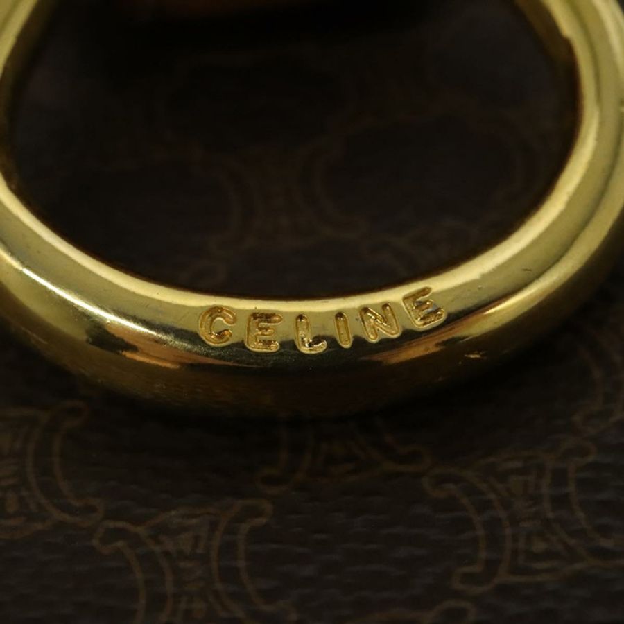 【日本直送】CELINE Macadam帆布手提包 PVC皮革 棕色 金色 正品 137435-8