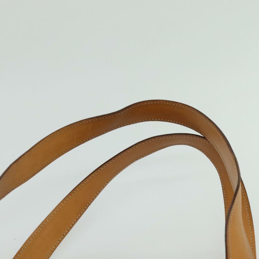 【日本直送】CELINE Macadam帆布手提包 PVC皮革 棕色 金色 正品 137435-13