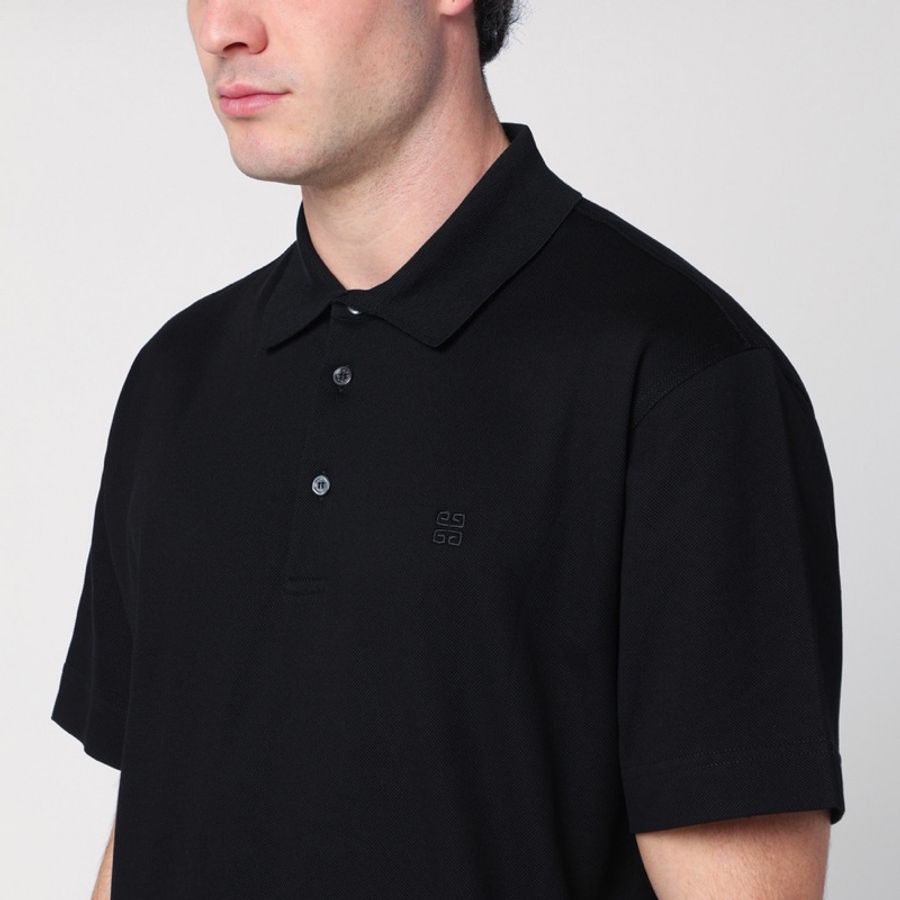Givenchy 男款 短袖Polo 黑色S碼，白色X L碼-1
