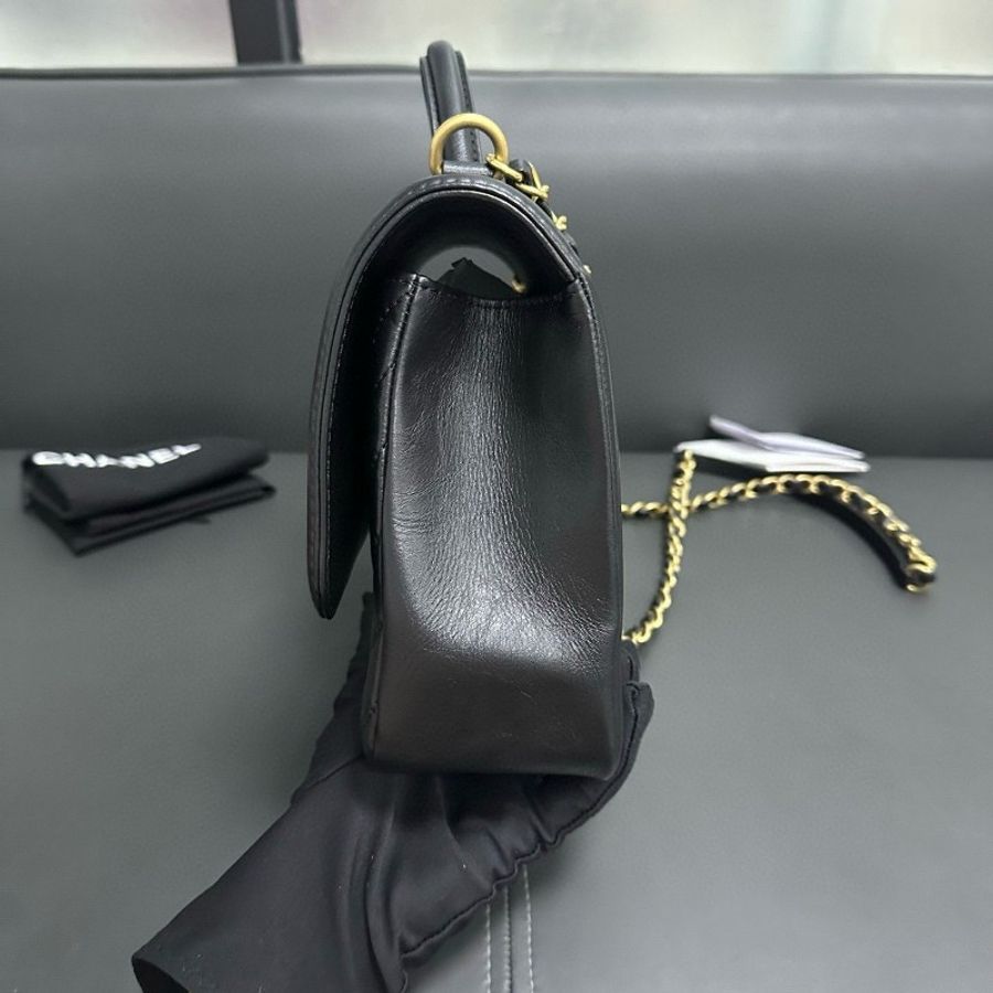 Chanel handle flap-7