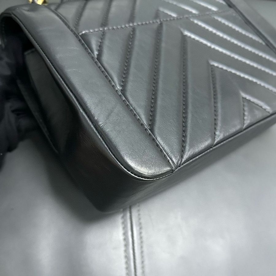 Chanel handle flap-14