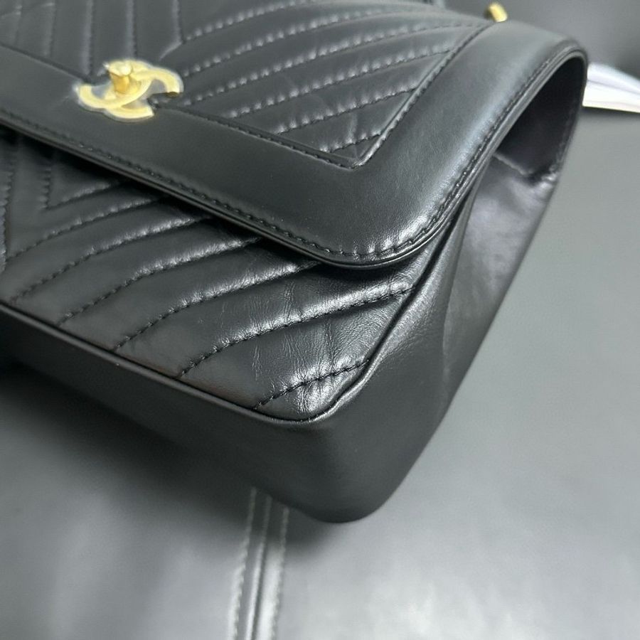 Chanel handle flap-15