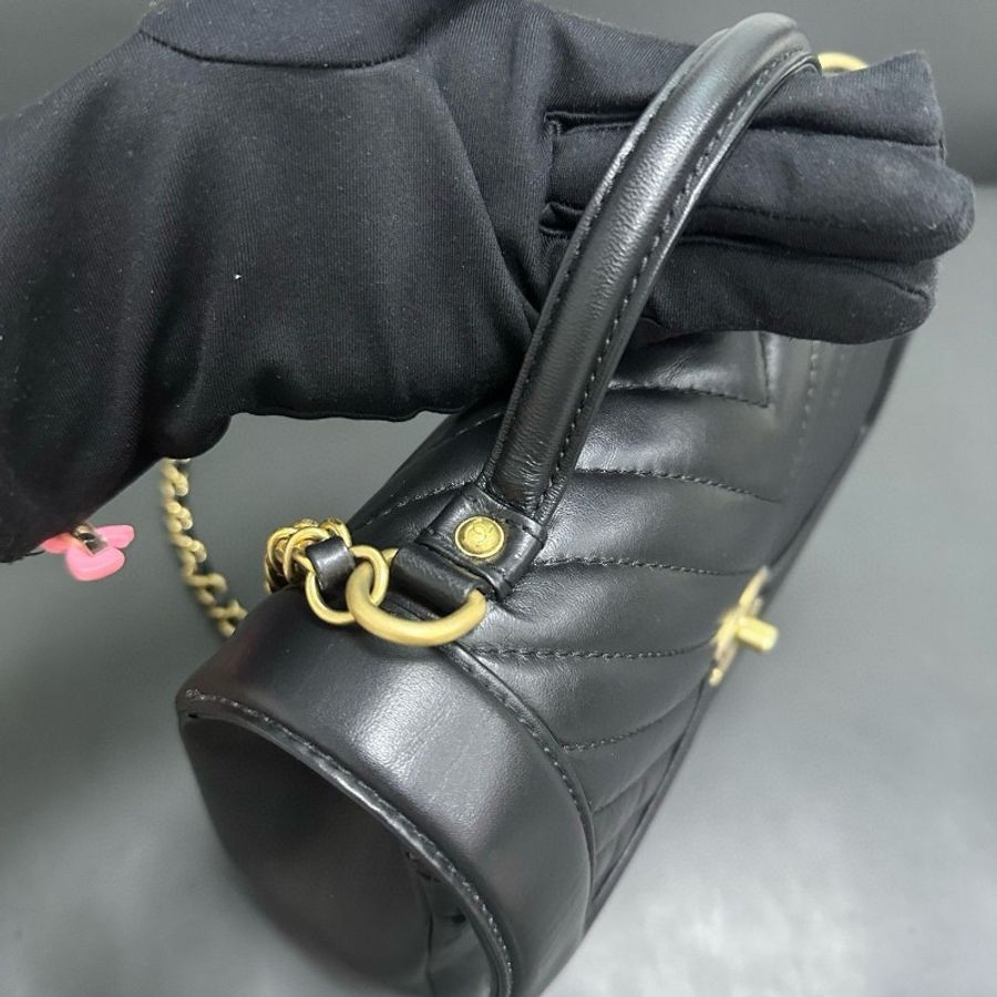 Chanel handle flap-22