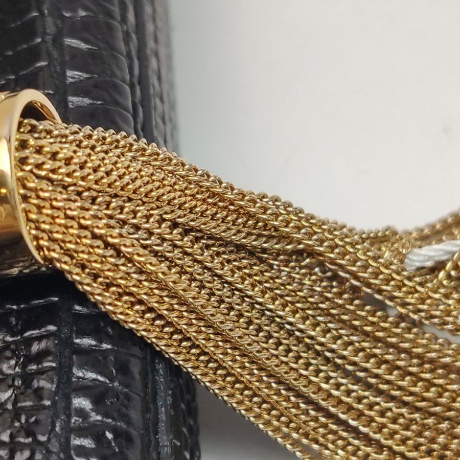 Saint Laurent Kate 凱特包 牛皮 純色 流蘇 YSL標誌 手拿包-11