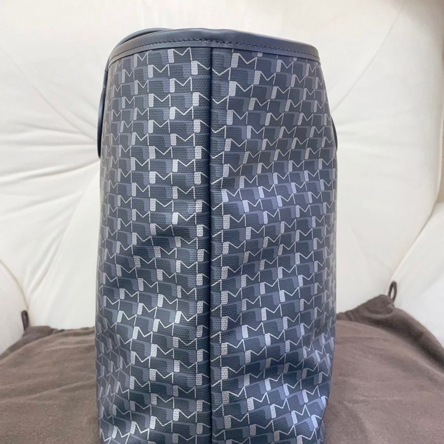 Moynat摩奈 Tote購物袋 黑色 Monogram印花圖案1920 尺寸約35*14*27cm 無子袋-6